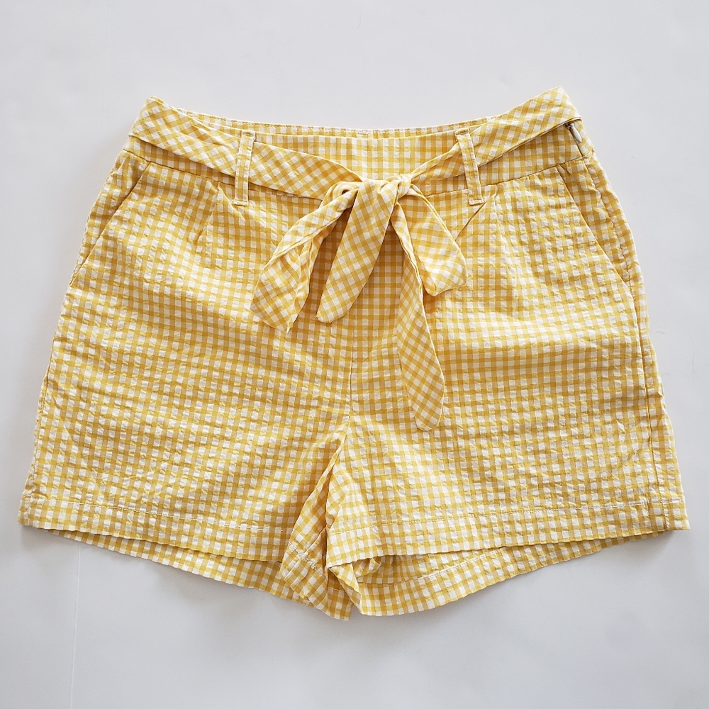 A New Day Paperbag Shorts Yellow 10